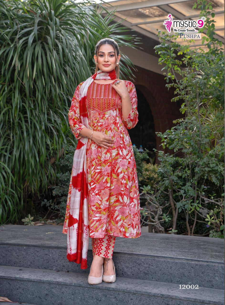 Mystic9 pushpa vol 12 Best kurti designs wholesale